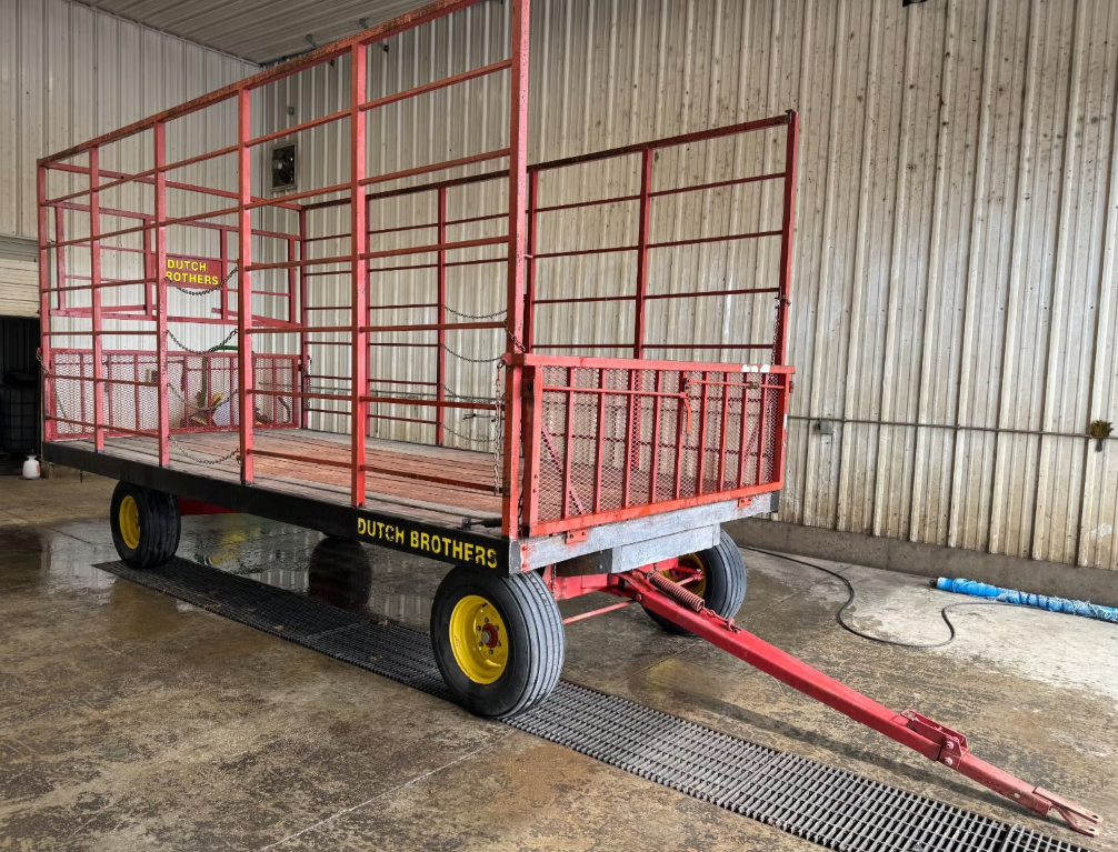 Dutch Brothers 8x18 hay rack wagon - Image 2