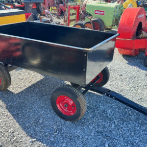 Metal lawn utility wagon