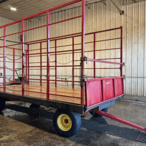 Farmco 8x18 hay rack wagon