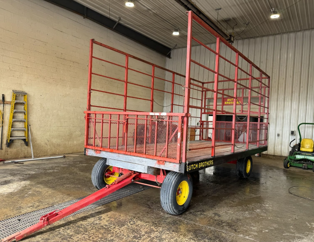 Dutch Brothers 8x18 hay rack wagon