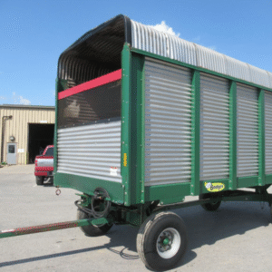 Badger 18' rear unload forage wagon 1200 Miller Pro.