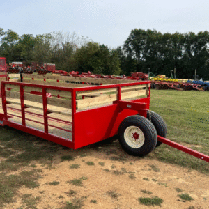 Stoltzfus Low Profile hayride wagon with ramp